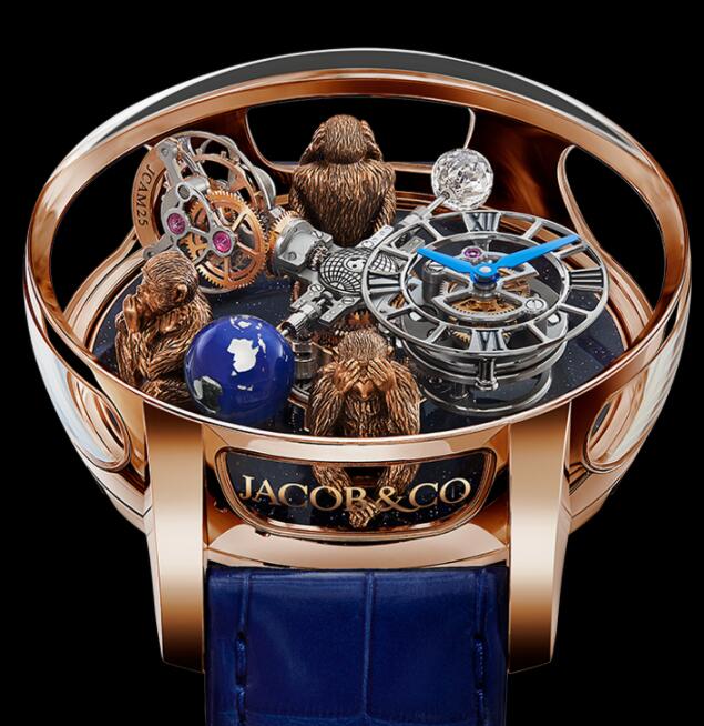 Jacob & Co Astronomia Tourbillon 3 Wise Monkeys AT102.40.AB.UA.ABALA Replica watch